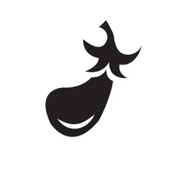 Eggplant icon Stock Illustration