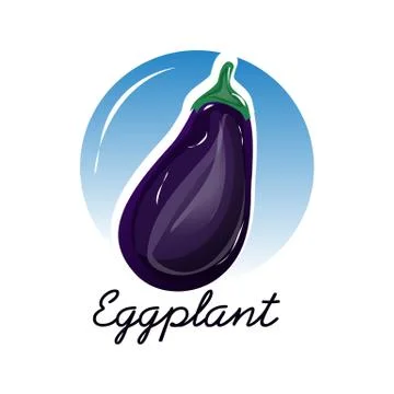 Eggplant illustration Stock Illustration