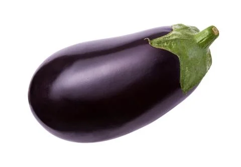 Eggplant isolated with clipping path Foto stock