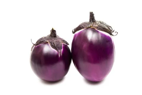 Eggplant isolated Stock Photos