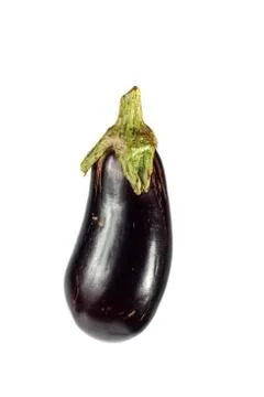 Eggplant isolated on white Stock-Fotos