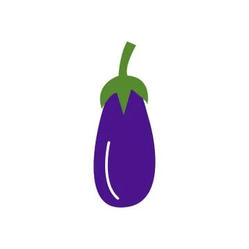 Eggplant vector design template illustration Stock Illustration