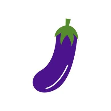 Eggplant vector design template illustration Stock Illustration