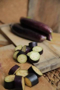 Eggplant vegetables Stock Photos