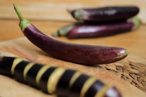 Eggplant vegetables Stock Photos