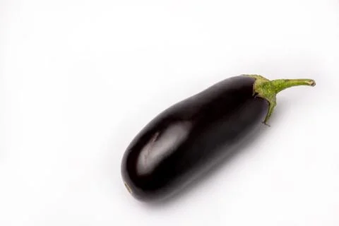 Eggplant on a white background Stock Photos