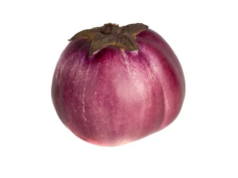 Eggplant on a white background Stock Photos