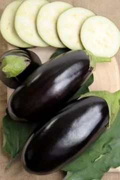 Eggplants. Stock Photos