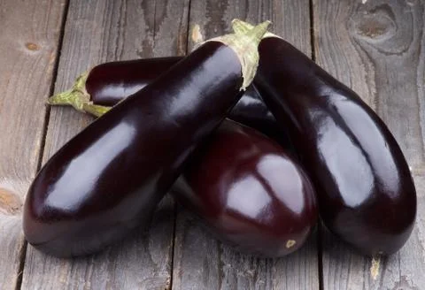 Eggplants Stock Photos