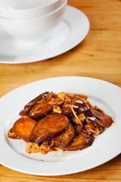 Eggplants Stock Photos