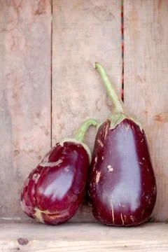Eggplants Stock Photos