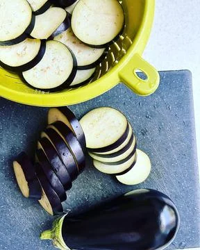 Eggplants Stock Photos