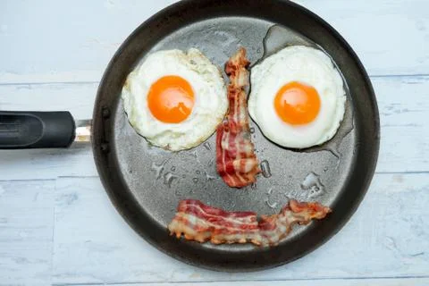 Eggs and bacon breakfast Stock Photos