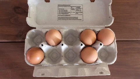 Eggs aniamtion, stop motion Vídeo Stock 87124202