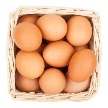 Eggs In A Basket Foto stock