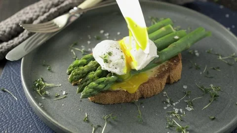 Eggs Benedict Stock Footage 244712567