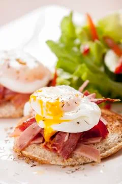 Eggs benedict Stock Photos