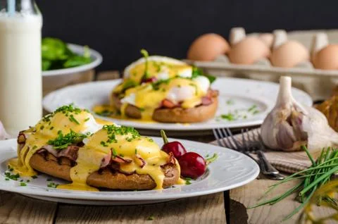 Eggs Benedict Stock Photos