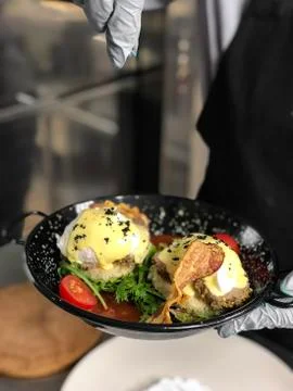 Eggs Benedict 写真素材