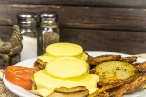 Eggs Benedict 库存照片