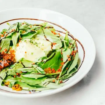 Eggs benedict salad Stock Photos