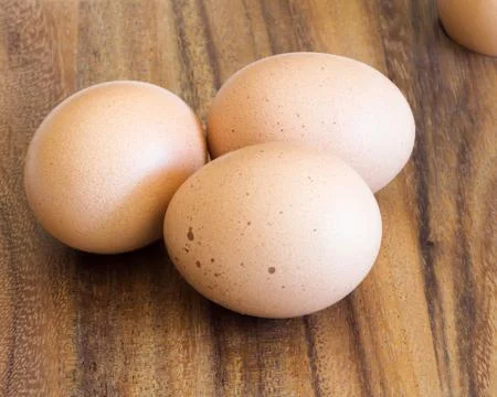Eggs on Board Stock Photos