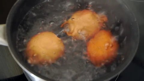 Eggs boiled Stock Footage 260113998