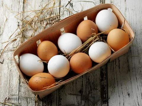 Egg's box Stock Photos