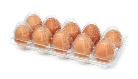 Eggs in Box Foto stock