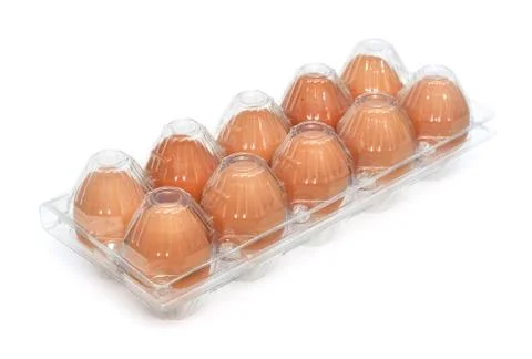 Eggs in Box Foto stock