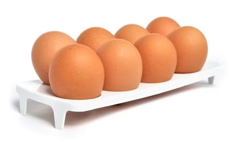 Eggs in Box Stock Photos