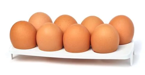 Eggs in Box Stock Photos
