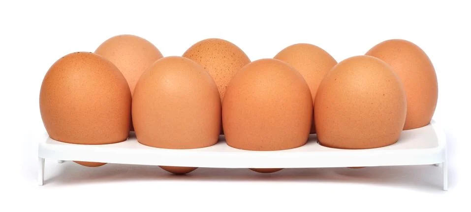 Eggs in Box Stock Photos