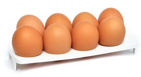 Eggs in Box Stock Photos