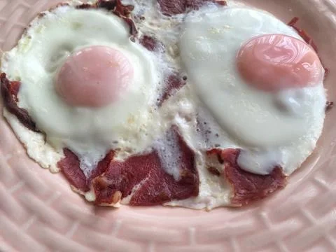 Eggs for breakfast Stock Photos