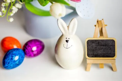 Eggs candle for easter Stock Photos
