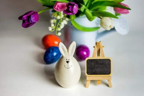 Eggs candle for easter Stock Photos