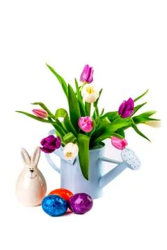 Eggs candle foer easter Stock Photos