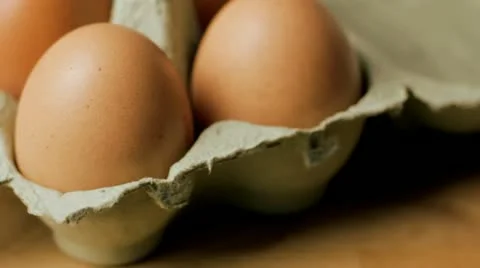 Eggs Carton tracking Video stock 10921519
