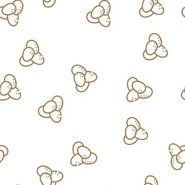 Eggs chicken vector seamless pattern 스톡 일러스트