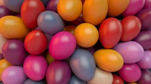 Eggs colorful background Stock Illustration