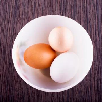 Eggs in cup Stock Photos