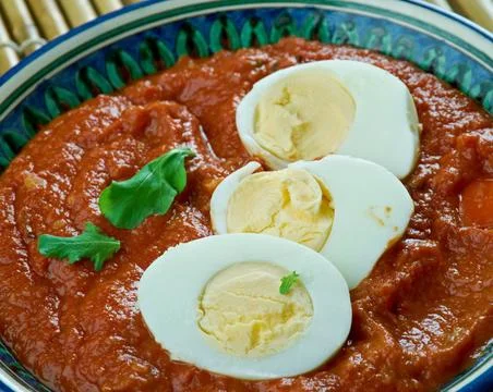 Eggs do pyaza Eggs do pyaza.Classical Indian dish Copyright: xZoonar.com/M... Stock-Fotos