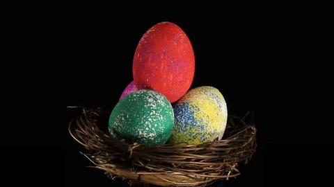 Eggs for Easte Stock Footage 122806727