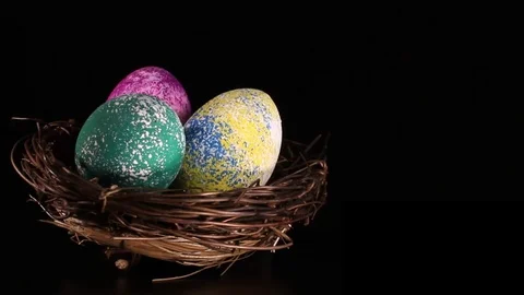 Eggs for Easte Stock Footage 122806734