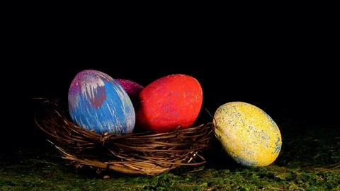 Eggs for Easter Stock Footage 122807720