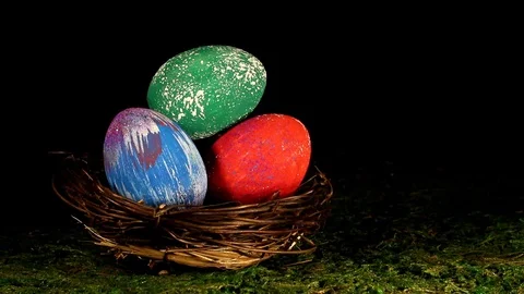 Eggs for Easter Stock Footage 122807721