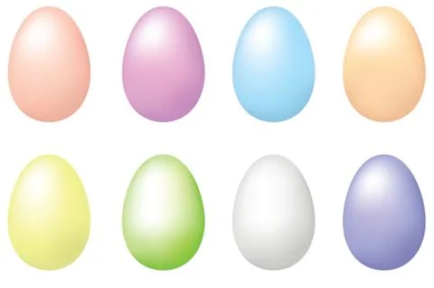 Eggs for Easter Illustrazione stock