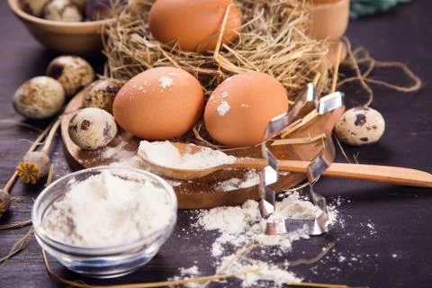 Eggs for easter Stock Photos