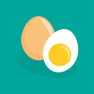 Eggs Flat Icon Stock-Illustration